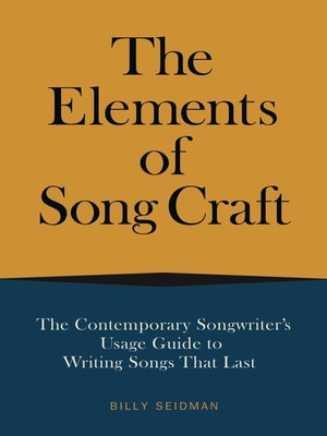 cover image of The Elements of Song Craft